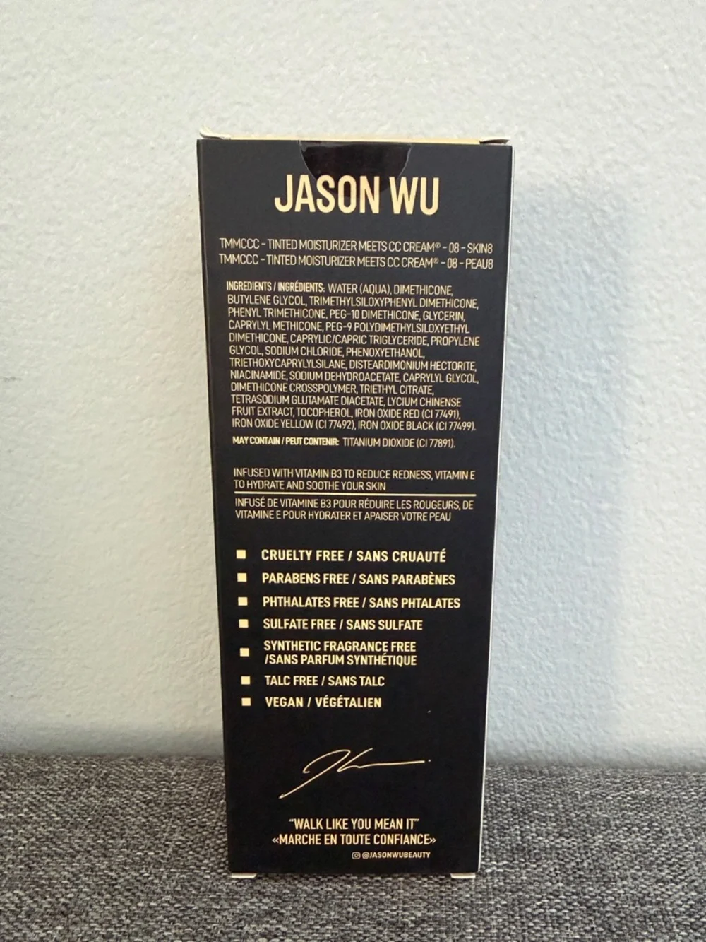 Jason Wu Tinted Moisturizer Meets CC Cream 08 NEW Medium/Tan Neutral 1.01 Fl Oz